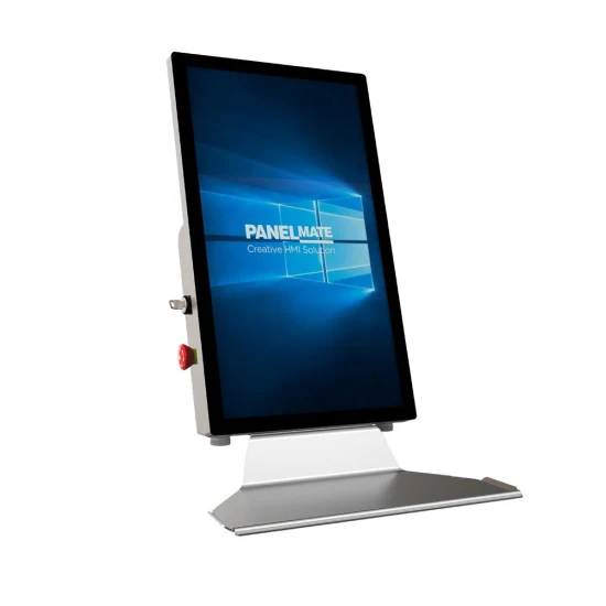 Pannello operativo verticale da 21,5 pollici HMI con braccio di supporto Pannello operativo Display industriale Monitor touch capacitivo Full HD TFT 1920X1080 Risoluzione impermeabile e antipolvere