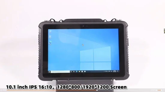 Computer per veicoli Tablet PC industriale robusto da 10,1 pollici con sistema operativo Win 10 PRO